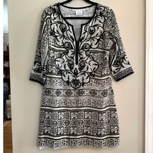 Gretchen Scott Georgette Embroidered Tunic